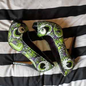 Iron Fist eye ball and tentacle high heals